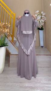 TERBARU! BISA COD Set Gamis Syari Kode ASTINA Bahan Ceruty Babydoll Premium By Ory AjeZas Collection