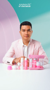 Animate 5x Active Whitening Series 5in1 [Set 5 Pcs] | Toner / Facial Wash / Serum / Day Cream / Night Cream / Mencerahkan & Meratakan Warna Kulit Wajah