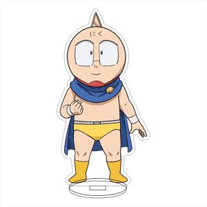 Bandai | 16CM Kinnikuman Anime Acrylic Stand RobinMask Terryman Ramenman Cos Hình Trang Trí Sưu Tập Quà Tặng Cho Người Hâm Mộ Hoàn Hảo Xuất Xứ Vòng Cung
