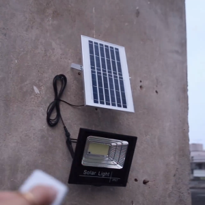 Solar LED Flood Light Outdoor Waterproof with Adjustable Brightness