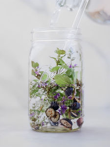 Large Capacity Mason Jar with Lid And Straw Sealed Cold Food Can Juice Cup Portable Heat Resistant Glass round Shape Country Style