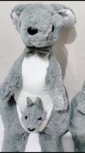 Boneka kanguru bahan super lembut