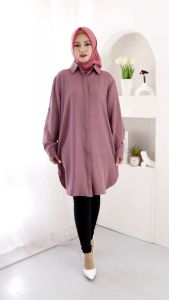 AISYAH TUNIK Pakaian Baju Atasan Wanita Muslim Busana Muslimah Kemeja Tunik Terbaru Shakira Premium