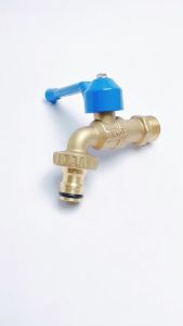 Vòi Đồng Dismy Vòi Hồ Tay Gạt Đầu Nối Nhanh 16mm Đồng Thau Chân Ren 1/2 (21) 27 (3/4)