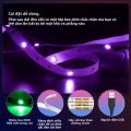 ColorRGB 5050 Dây Đèn LED Ánh Sáng USB 5V Ruy Băng Linh Hoạt Bluetooth Ứng Dụng Điều Khiển Đèn Nền TV Với 16 Triệu Màu Chip SMD5050. 