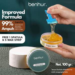 Benhur 100gr - Original Sugar Waxing Kit for Hair Removal
