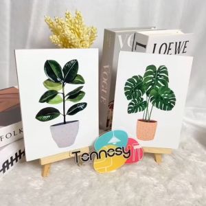 HIASAN DINDING WALL DECOR PAJANGAN POSTER DEKORASI KAMAR RUMAH GAMBAR BUNGA MINIMALIS