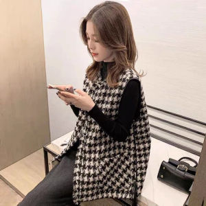 Autumn Fashion French Elegant Womens Outerwear Vest