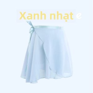 Váy Quấn Múa Ba Lê Bằng Vải Voan Có Dây Buộc Dành Cho Người Lớn Và Trẻ Em Dùng Cho Tập Luyện Khiêu Vũ Yoga Thể Dục Dụng Cụ - Chất Liệu Polyester Không Dệt