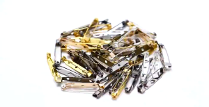 แป้นเข็มกลัด ฐานเข็มกลัด แบบมีแป้นซ่อนปลาย 100/1000ชิ้น  พร้อมส่ง