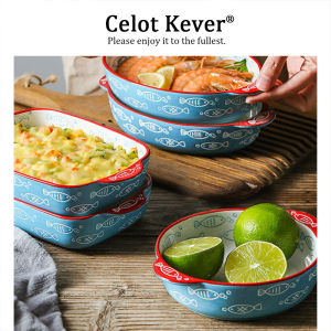 Oven-safe Ceramic Baking Dish Double-Handled