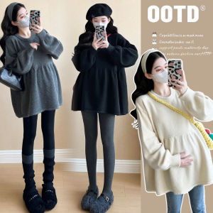 Loose and Tummy Covering Maternity Sweater