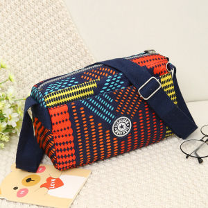 Waterproof Oxford Cloth Womens Bag Casual Crossbody Small Canvas Bag Single Shoulder Sling Bag for Money Collection