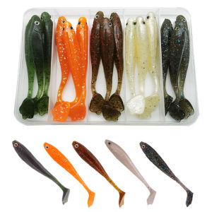 15 Chiếc Mồi Câu Cá Mềm Hình Chữ T 8Cm Nhân Tạo Swimbait 5G Nhẹ Cho Đại Dương Sông Hồ Câu Cá Bãi Biển Màu Mắt Ngẫu Nhiên