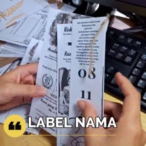 Undangan I pernikahan I Khitanan I Unik I Hangtag I Terbaru I Murah I 2025 I100pcs
