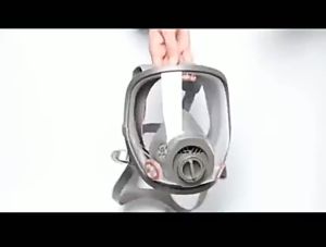 Full Face Respirator Triple Connector Multifunction Large Vision Dual Purpose Mask Gas Mask 40mm Filter Tube Gas Resistant