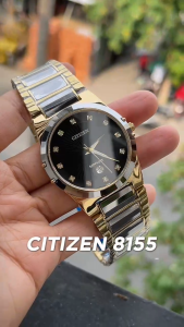 ĐỒNG HỒ NAM CITIZ 8155 DÂY CERAMIC SIZE 40MM KÍNH SAPPHIRE MÁY QUARTZ NHẬT