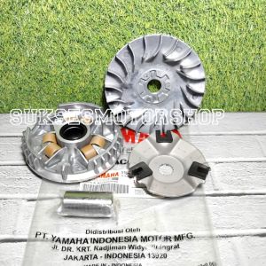 rumah roller roler assy set + kipas rumah roller yamaha nouvo fino karbu mio soul lama sporty smile garnis