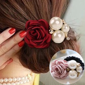 Multi Pearl Rose Flower Hair Accessories: Wholesale & Stylish Hair Decorations