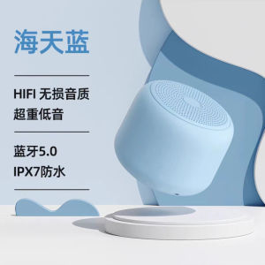 Portable Mini Bluetooth Speaker High Volume Bass Cannon 2025 New Model Waterproof Rubber Shell Neodymium Magnet Single Driver