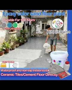 🔥7kg / 3.5KG / 1.5KG🔥GRANITE Epoxy flake coating Epoxy floor paint waterproof Tile coating Cat Epoxy Lantai Sime KIK KIK