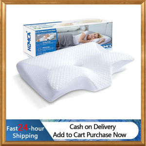 【In Stock & Fast Dispatch】Cervical Memory Foam Pillow for Neck and Shoulder Pain Relief Ergonomic Contour Neck Pillows for Side Sleeper Back and Stomach Sleepers Pillow