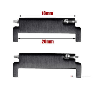 2 Chiếc Bộ Chuyển Đổi Dây Đeo Đồng Hồ Tháo Nhanh 18mm-20mm-22mm Chân Kết Nối Bằng Thép Không Gỉ Cho Phụ Kiện Dây Đeo Đồng Hồ Thông Minh Bạc Đen Vàng Hồng Vàng