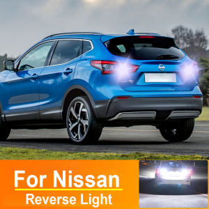 2pcs Reverse Light Bulb Car Back Up Lamp For Nissan Qashqai J11 X Trail T32 Pathfinder R52 Juke Note W16W T15 921 912 LED Canbus