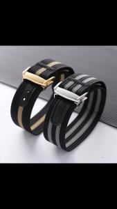 Folding Buckle Watch Band 20mm Men Sports Breathable Braided Nylon Strap for Seiko for Omega Fabric Bracelet Universal Wristbelt