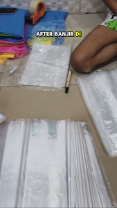 aiGooTan - PLASTIK LAUNDRY PP - Kantong Besar Bening Plastic Londri Laundri Cucian Murah Medan