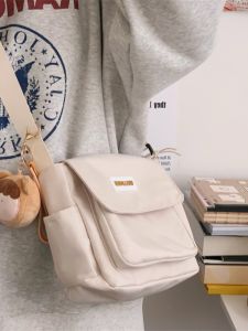 New 2024 Autumn Spring Shoulder Crossbody Bag Womens Fashion College Student Single Shoulder Bag Korean Style Forest System Bag