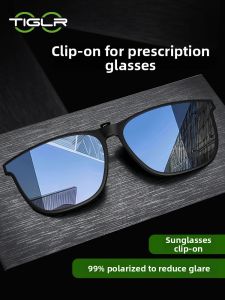 DIGELE | Ultra-Light Polarized UV Protection Driving Clip-On Sunglasses