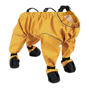 DogLemi Dog Full Body Suit Protective Clothing With Non Slip Soles Reflective Strips Full Coverage
