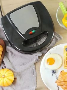 Jualan hebat [ Penghantaran dari China ]2025 Mesin Sarapan Model Baharu Mesin Pembakar Sandwic Pembakar Roti Makanan Ringan Pembuat Wafel Isi Rumah Mekanikal Automatik Sepenuhnya JK