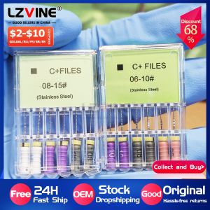 6pcs/pack Dental C + Files Endodontic Pilot D FINDER Files Rotary C Files 6-10# 12#Root Canal File Endodontia Treatment Material