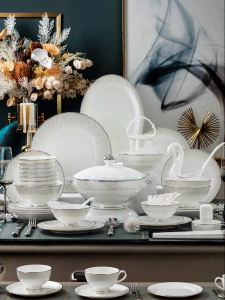 TAOYI | Aesthetic Porcelain Dinner Set