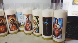 Lilin Doa Lilin Putih Lilin Pilar Rohani 2 Kati 1 Pcs