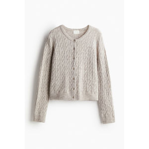 Comfortable Fashionable Long Sleeve Knitted Cardigan HM Womens Winter Wool Blend Polyester Acrylic Wool Spandex Open Style