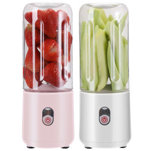 [CHAMAIR STORE]500ml Portable Juicer Cup USB Powered Portable Blender 120W Fruit Shakes Juicer Mixer Automatic Small Electric Juicer