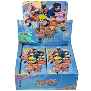 KAYOU Genuine Naruto Cards Box Anime Figure Card Booster Pack Sasuke Collection Flash Card Toy Birthday Christmas Gift for Kids