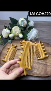 Lược gỗ mát xa kinh tuyến giúp lưu thông máu ngăn ngừa nguy cơ rụng tóc - COH270