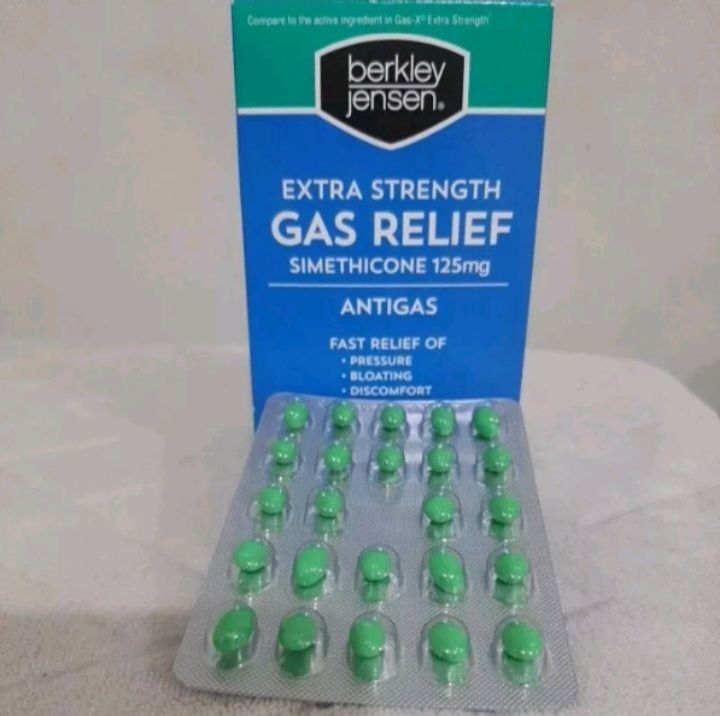 Extra Strength Gas Relief Simethicone 125mg 24 Softgels in Blister Pack