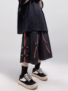 Summer Hip Hop Retro Loose Fit Jean Shorts