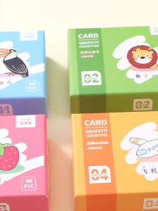 Graffiti cognitive card animal early education childrens picture recognition enlightenment book