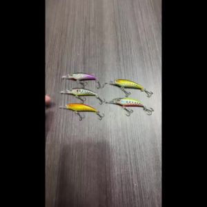 5pcs Crankbaits Fishing Lures Set Sinking Minnow Artificial Hard Bait Kit Wobblers For Pike Carp Trolling Swimbait Pesca Tackle