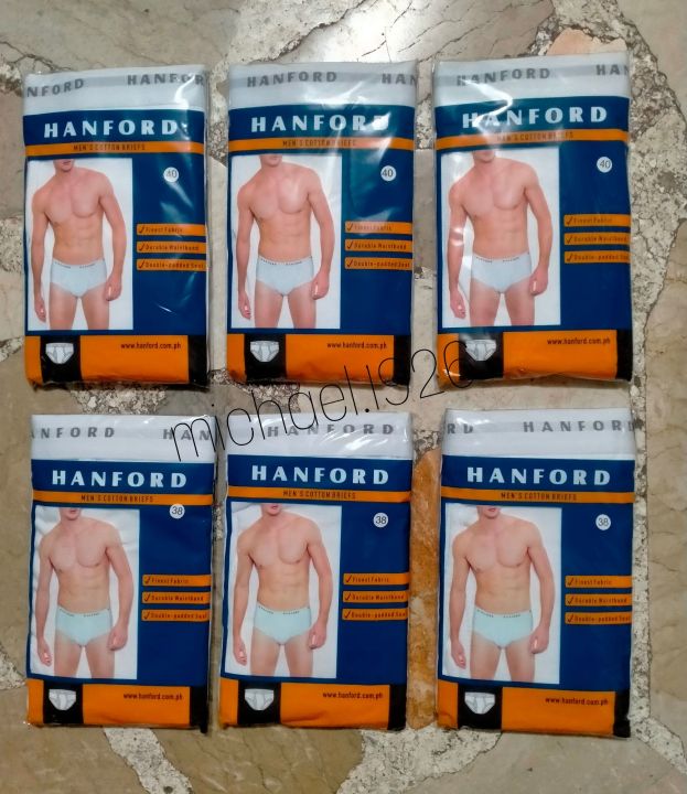 Hanford underwear sizing guide: HANFORD MEN: SIZE INCHES SMALL 28-30 MEDIUM  32-34 LARGE 36-38 XTRA LARGE 40-42 DOUBLE XTRA LA