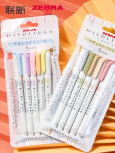 New Color Mild Dual Tip Highlighter Pen Set