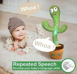 120 Songs Original Dancing Squid Game Speak English Song Cactus Dance and Talking Recording Toy