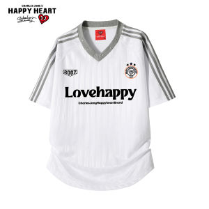 CHARLES JANGS HAPPY HEART | Quick Drying American Style Leisure Tshirt