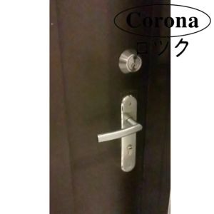 Corona Stainless Steel Entrance Door Lock Mortise Lock Set with Backplate